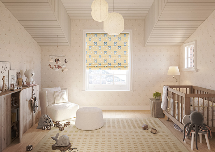 Teddy Trails, Cream - Roman Blind - Image 8
